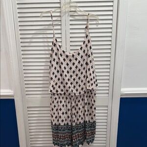 Lovesick Black and White Patterned Jumpsuit